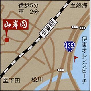 伊東駅周辺地図